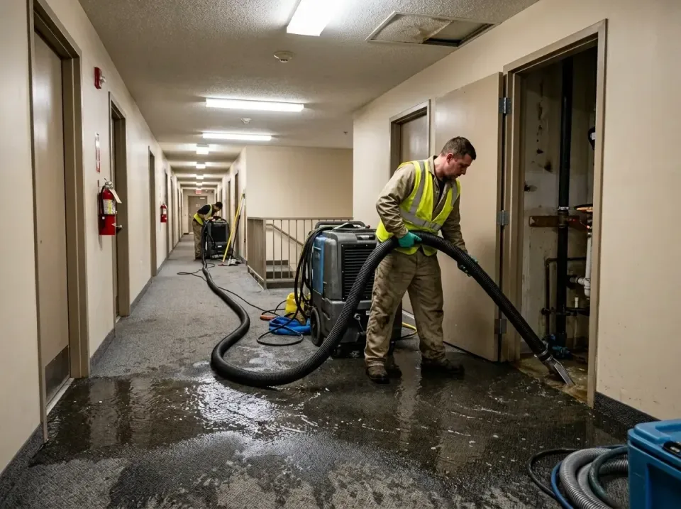 multi-unit-apartment-hallway-f-005 — frequently asked questions, Emergency Burst Pipe Water Extraction & Removal in Holly Hi…